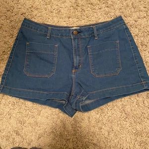 High rise denim shorts by Jessica Simpson!